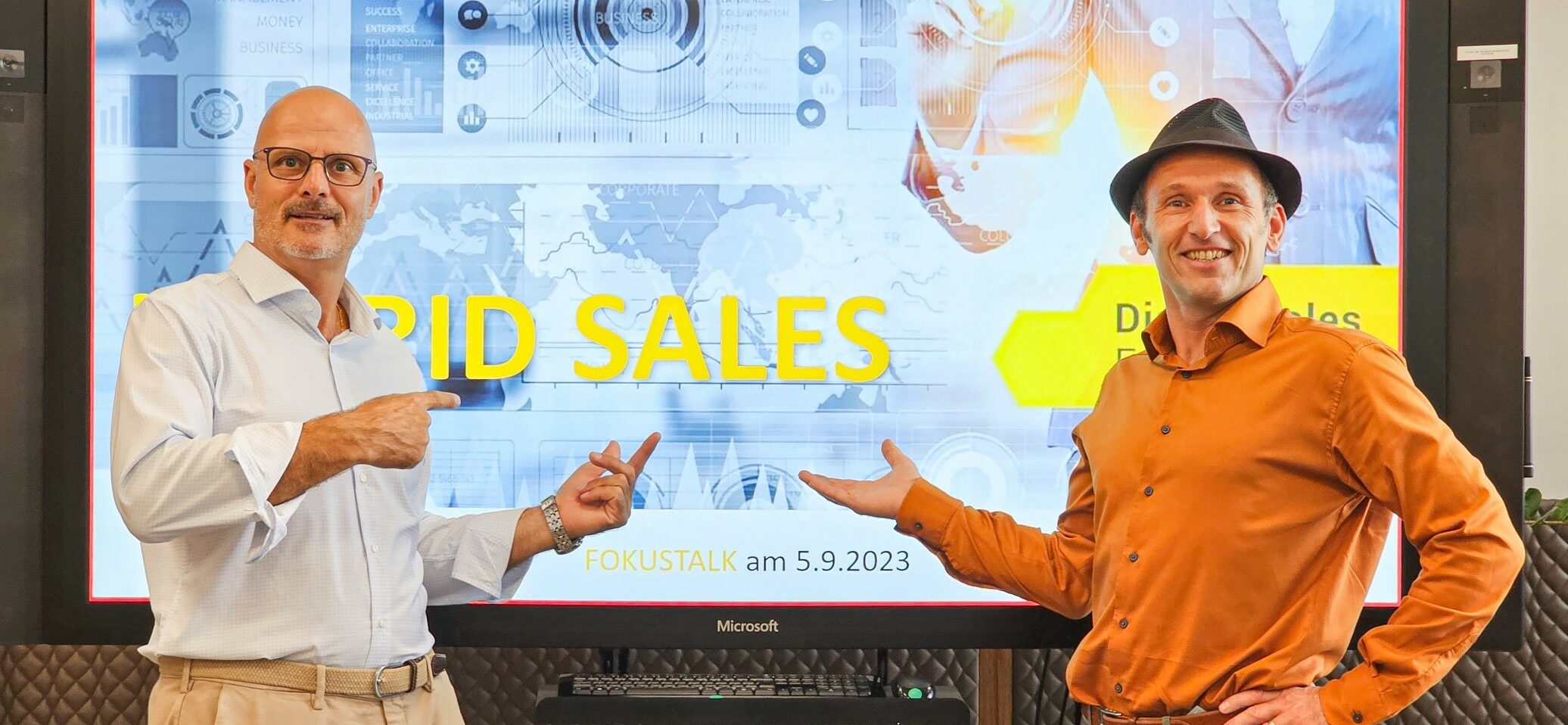 Fokustalk „Hybrid Sales“ in Doppelkonferenz mit Bernd Buchegger und Robert Mack