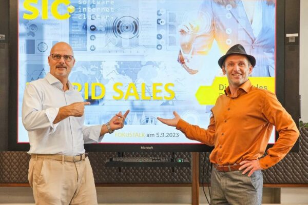 Fokustalk „Hybrid Sales“ in Doppelkonferenz mit Bernd Buchegger und Robert Mack